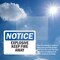 Signmission Explosives Keep Fire Away OSHA Notice Sign, Plastic, 10in W x 7in L, 2PK OS-2PACK-NS-P-710-L-12279 - alternate 3
